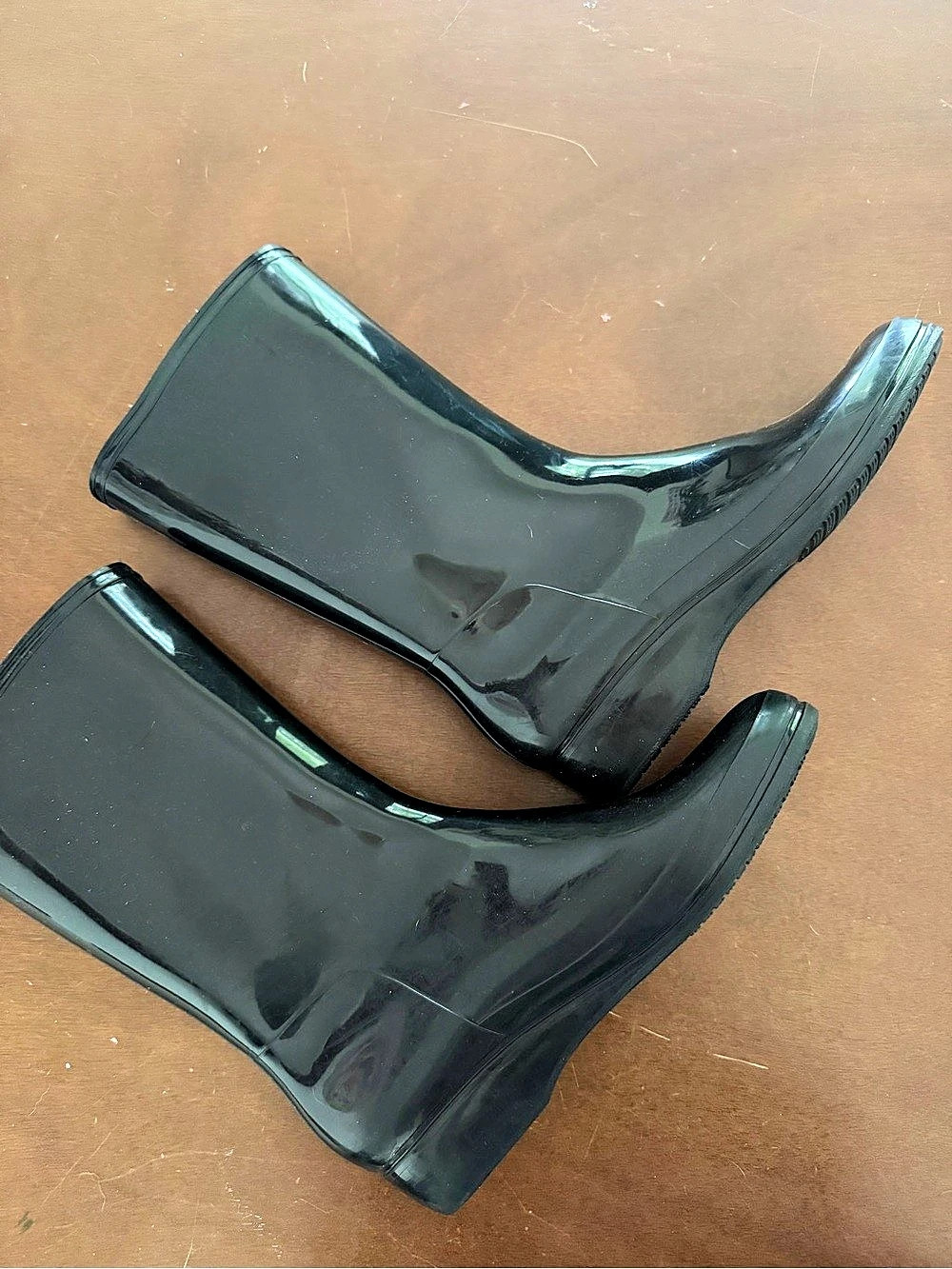 Brookline Black Rain Boots